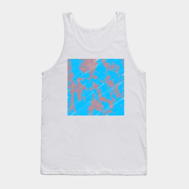 Blue red watercolor shapes art design Tank Top by Artistic_st